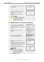 Preview for 5 page of Consilium Salwico GD True IR GS5000 Calibration Instruction