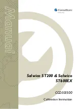 Consilium Salwico ST200 Calibration Instruction preview