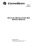 Preview for 2 page of Consilium SELUX ST Installation And Service Manual