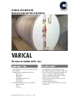 Consolar VARICAL Installation Instructions And Manual preview