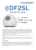 Consort DF2SL heatflow Installation Manual preview