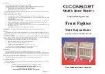 Preview for 1 page of Consort Frost Fighter Instructions