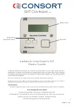 Предварительный просмотр 1 страницы Consort SLVT Installation & Control Manual