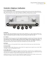 Предварительный просмотр 9 страницы Constellation audio Inspiration INTEGRATED 1.0 Owner'S Manual