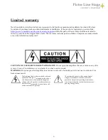 Предварительный просмотр 3 страницы Constellation Pictor Owner'S Manual