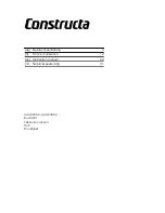 CONSTRUCTA CA322352 Instruction Manual preview