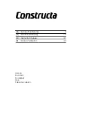 CONSTRUCTA CA4.0 series Instruction Manual предпросмотр