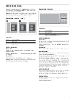 Preview for 5 page of CONSTRUCTA CD30645 Instructions For Installation And Use Manual