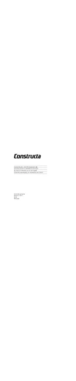 CONSTRUCTA CD606251 Instruction Manual предпросмотр