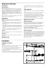 Preview for 11 page of CONSTRUCTA CD646652 Instructions For Installation And Use Manual