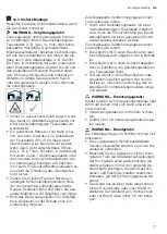 Preview for 11 page of CONSTRUCTA CD939850 User Manual And Installation Instructions