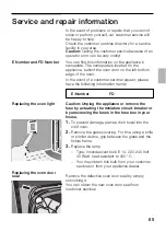 Предварительный просмотр 65 страницы CONSTRUCTA CF 74850 Instructions For Use And Installation