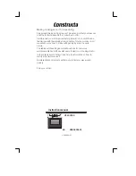 Preview for 3 page of CONSTRUCTA CF432350 Instruction Manual