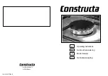 CONSTRUCTA CH17711 Operating Instructions Manual предпросмотр