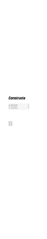 CONSTRUCTA CN462250 Instruction Manual preview