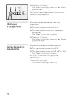 Preview for 18 page of CONSTRUCTA Washing machine Instruction Manual And Installation Instructions