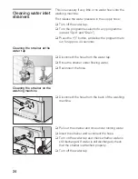 Preview for 24 page of CONSTRUCTA Washing machine Instruction Manual And Installation Instructions