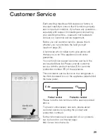 Preview for 29 page of CONSTRUCTA Washing machine Instruction Manual And Installation Instructions