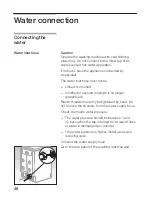 Preview for 40 page of CONSTRUCTA Washing machine Instruction Manual And Installation Instructions