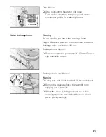 Preview for 41 page of CONSTRUCTA Washing machine Instruction Manual And Installation Instructions