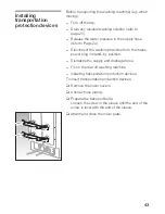 Preview for 43 page of CONSTRUCTA Washing machine Instruction Manual And Installation Instructions