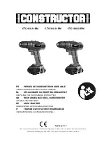 Constructor CTC143LI1-BM Original Instructions Manual preview