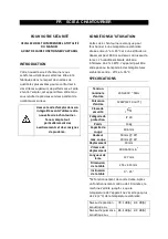 Preview for 2 page of Constructor CTSC90-406VS Original Instructions Manual