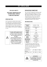 Preview for 40 page of Constructor CTSC90-406VS Original Instructions Manual