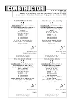 Preview for 58 page of Constructor CTSC90-406VS Original Instructions Manual