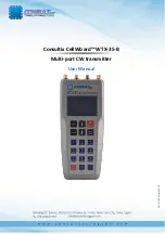 Consult IX CellWizard WTX-35-B User Manual preview