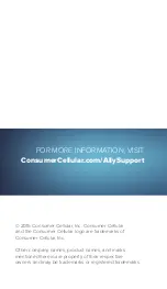 Предварительный просмотр 39 страницы Consumer Cellular ALLY User Manual