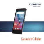 Предварительный просмотр 1 страницы Consumer Cellular ZTE Avid 557 User Manual