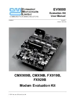 Consumer Microcircuits EV9000 User Manual preview