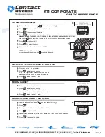 Предварительный просмотр 2 страницы Contact Wireless ATI Corporate Quick Reference