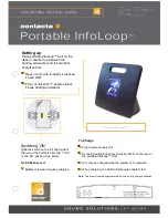 Предварительный просмотр 1 страницы Contacta Limited Portable InfoLoop Operating Instructions