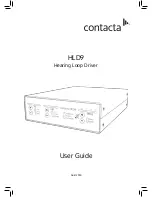 Preview for 1 page of Contacta HLD9 User Manual