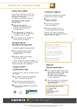 Preview for 3 page of Contacta Portable InfoLoop Quick Manual