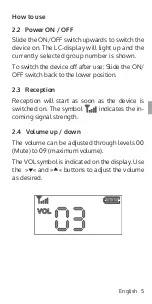 Preview for 5 page of Contacta RF-RX1 Installation & User Manual