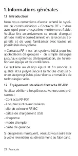 Preview for 22 page of Contacta RF-RX1 Installation & User Manual