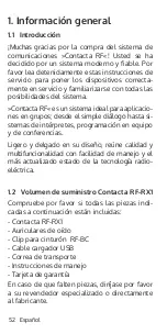 Preview for 52 page of Contacta RF-RX1 Installation & User Manual