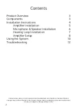 Preview for 2 page of Contacta STS-K002L-B-01 Installation & User Manual