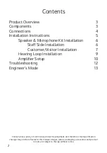 Preview for 2 page of Contacta STS-K071 Installation & User Manual