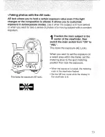 Preview for 53 page of Contax 141000 -  N 1 SLR Camera Instruction Manual