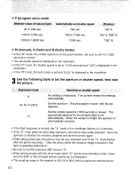 Preview for 62 page of Contax 141000 -  N 1 SLR Camera Instruction Manual