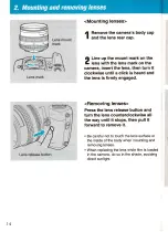 Preview for 14 page of Contax M1 Instruction Manual