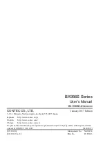 Предварительный просмотр 85 страницы Contec BX-956SD-DC 781724 User Manual