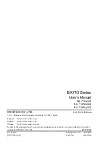 Предварительный просмотр 138 страницы Contec BX710 Series User Manual