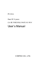 Preview for 1 page of Contec CA-RU150R30XG-3965U-01-W10 User Manual