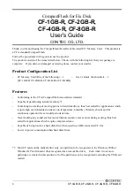 Preview for 1 page of Contec CF-1GB-R User Manual