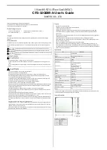 Contec CFast CFS-32GBM-A User Manual preview